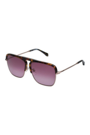 Lunettes de soleil Carrées Havana 60 mm