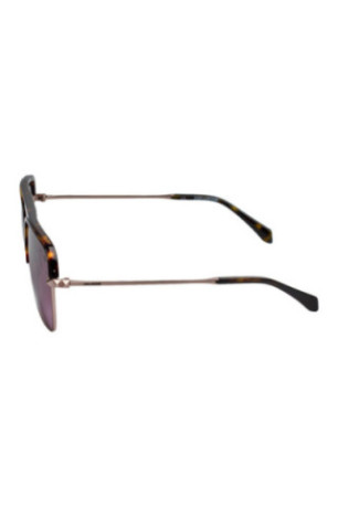 Lunettes de soleil Carrées Havana 60 mm