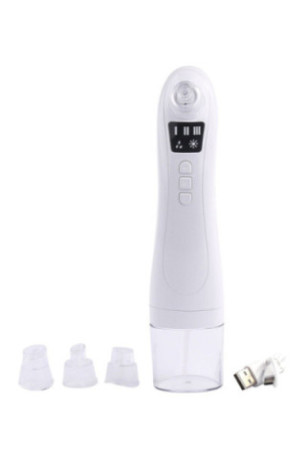 Aspirateur points noirs avec dispositif d'hydrodermabrasion blanc