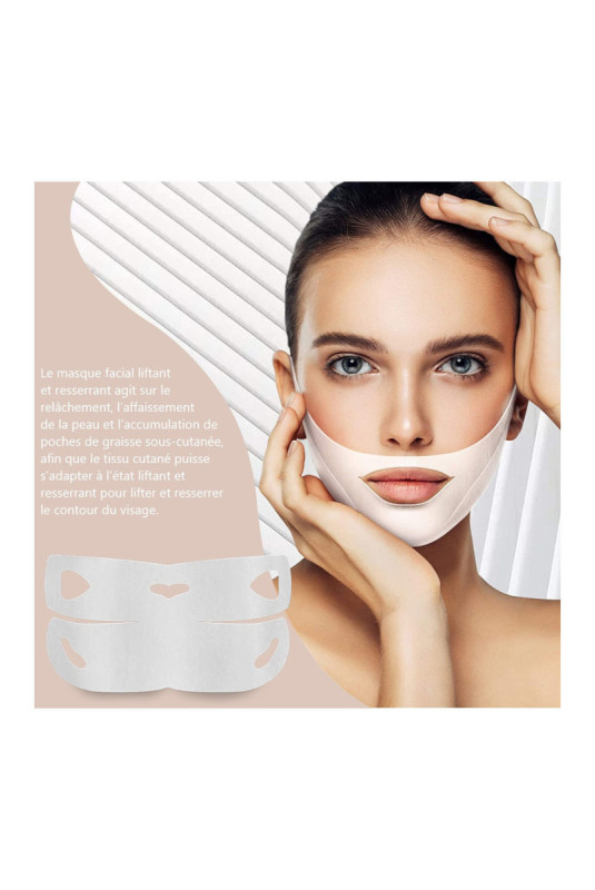 Masque lifting visage collagène Masque sculpteur Transparent