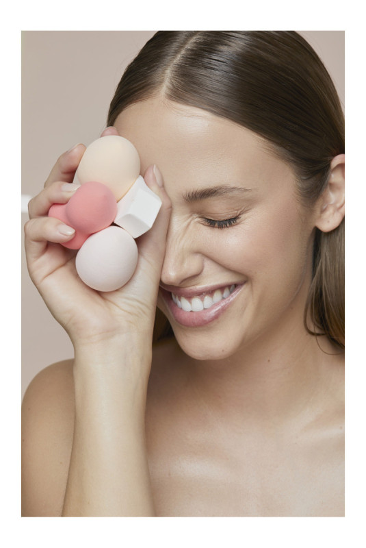 4 éponges maquillage