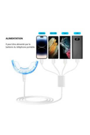 Appareil LED pour blanchiment dentaire Transparent