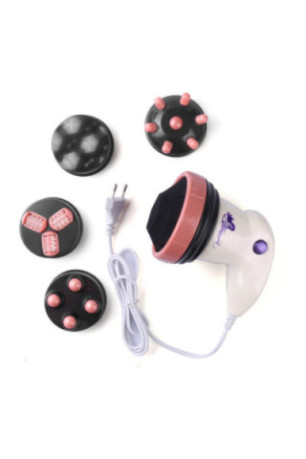 Appareil masseur anti-cellulite 4 en 1 Noir et rose