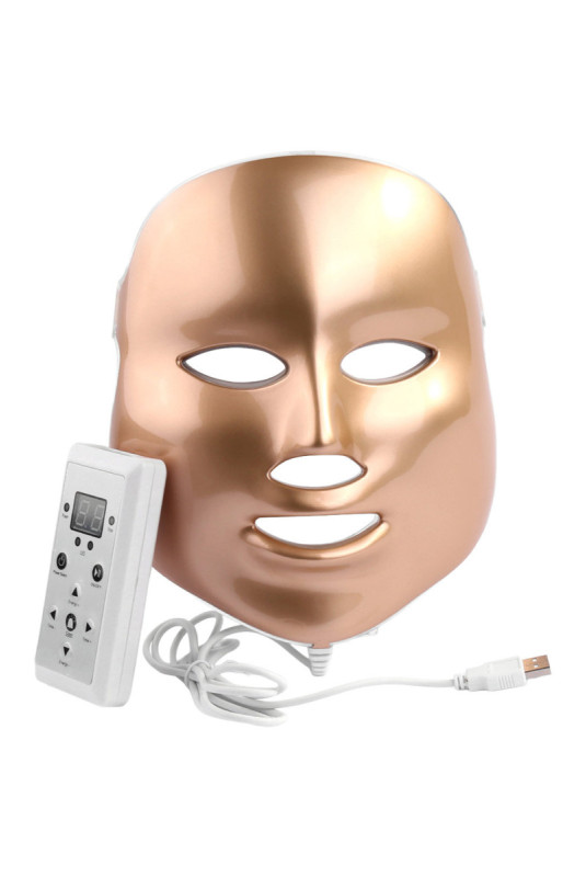 Masque de luminothérapie LED Gold doré