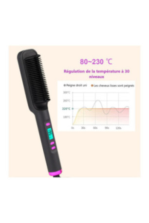 Brosse lissante 2en1 Gris