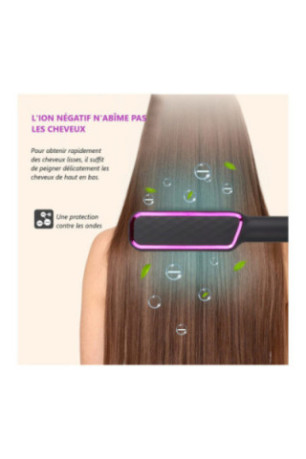 Brosse lissante 2en1 Gris