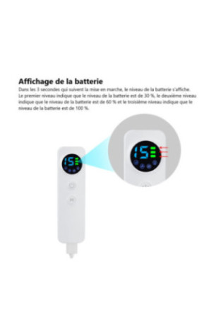 Masque LED visage luminothérapie 4 couleurs Blanc
