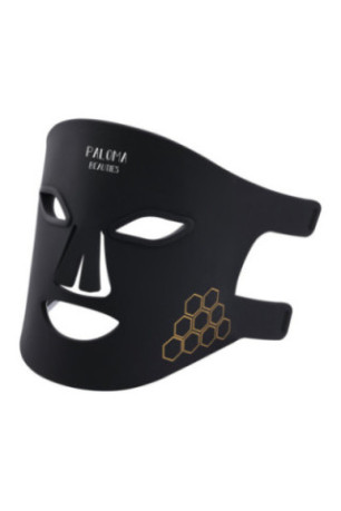 Masque LED visage et cou luminothérapie Noir