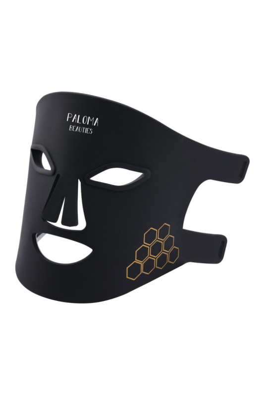 Masque LED visage et cou luminothérapie Noir