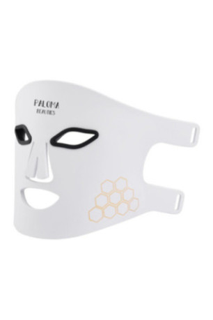 Masque LED visage et cou luminothérapie Blanc