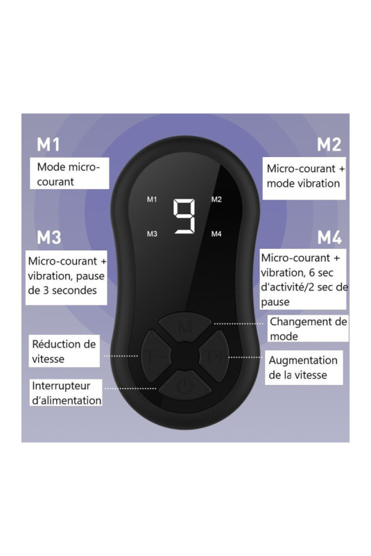 Masque raffermissant électrostimulation V-Face Noir