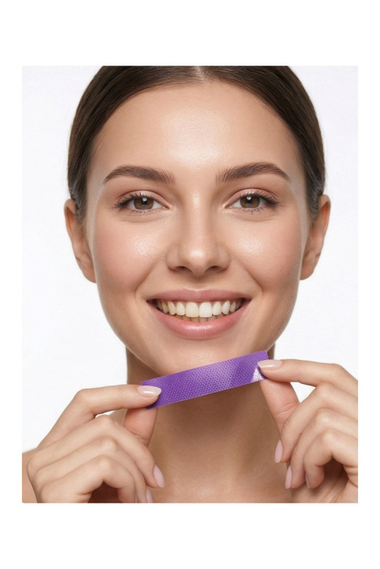 Bandes blanchissantes dentaires Purple Whitening Strips Violet 14 paires