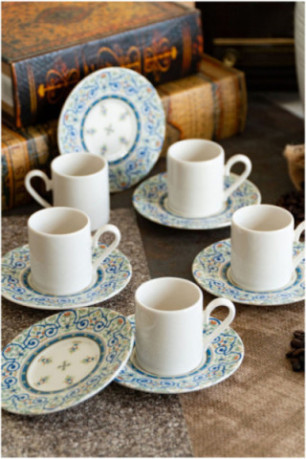 Ensemble de tasses à café (12 pièces) - Multicolore
