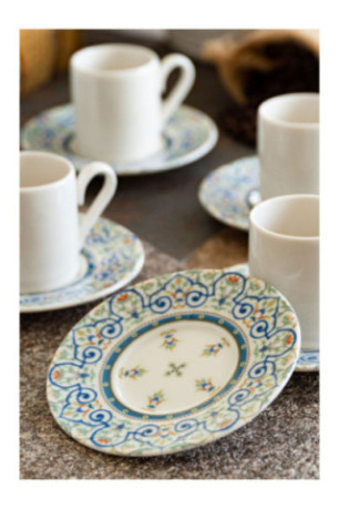 Ensemble de tasses à café (12 pièces) - Multicolore