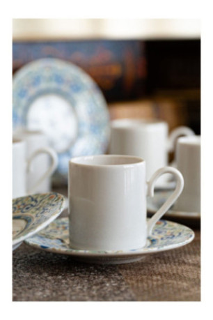 Ensemble de tasses à café (12 pièces) - Multicolore