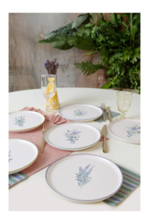 Ensemble d'assiettes (6 pièces) - Multicolore