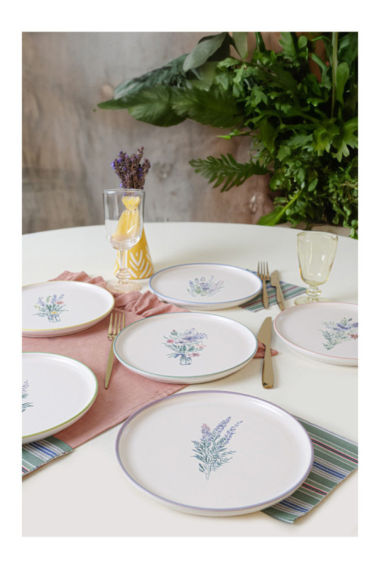 Ensemble d'assiettes (6 pièces) - Multicolore