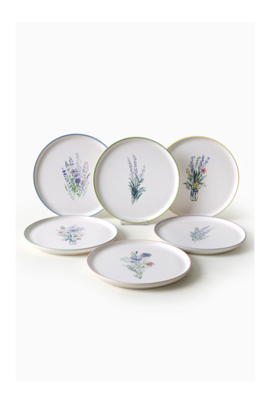 Ensemble d'assiettes (6 pièces) - Multicolore