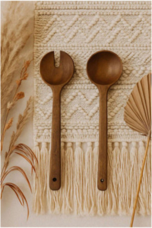 Service de table (2 pièces) - Brun