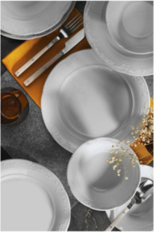 Service de table (24 pièces) - Blanc
