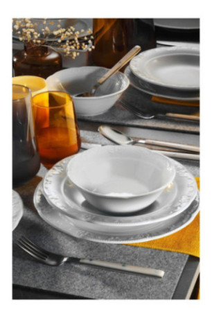 Service de table (24 pièces) - Blanc