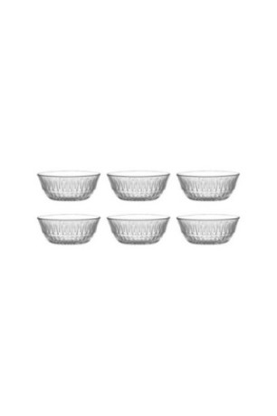 Ensemble de bols en verre (6 pièces) - Transparent