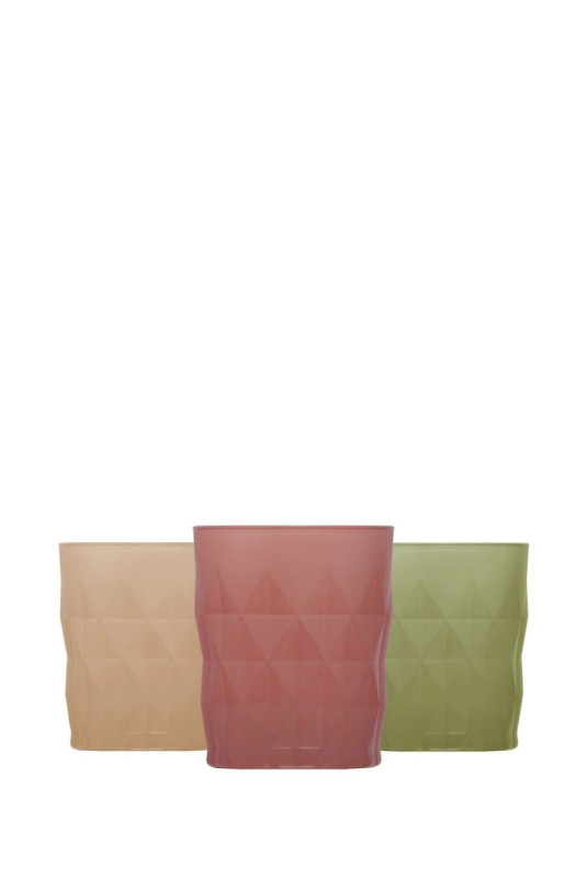Ensemble de verres (3 pièces) - Multicolore