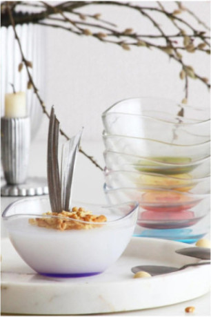 Ensemble de bols en verre (6 pièces) - Multicolore