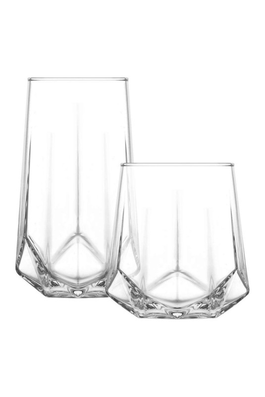 Ensemble de verres (12 pièces) - Transparent