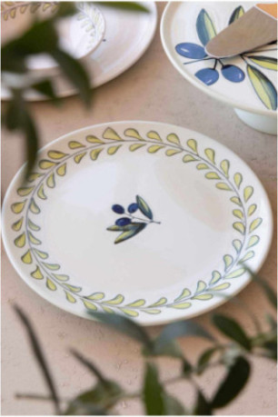 Service d'assiettes à dessert (6 pièces) - Multicolore