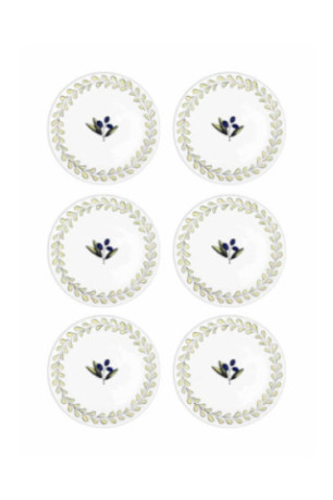 Service d'assiettes à dessert (6 pièces) - Multicolore