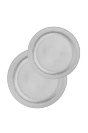 Ensemble de saladiers en verre (2 pièces) - Fumée