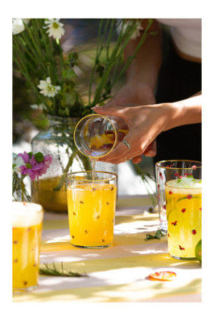 Ensemble de verres (4 pièces) - Or transparent