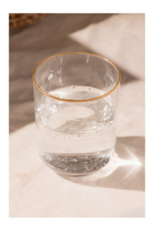 Ensemble de verres (4 pièces) - Or transparent