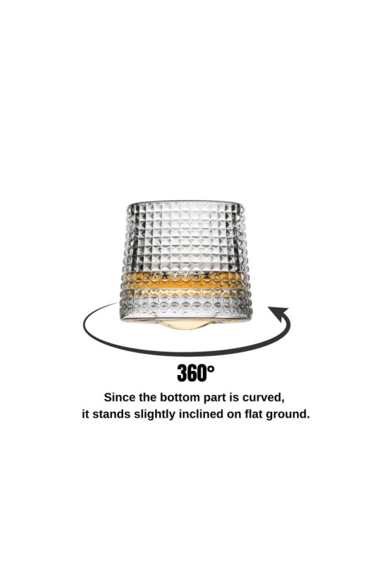 Ensemble de verres à whisky (2 pièces) - Transparent
