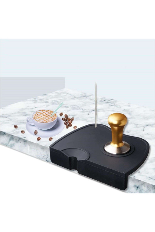Tapis de tassage pour espresso - Anthracite