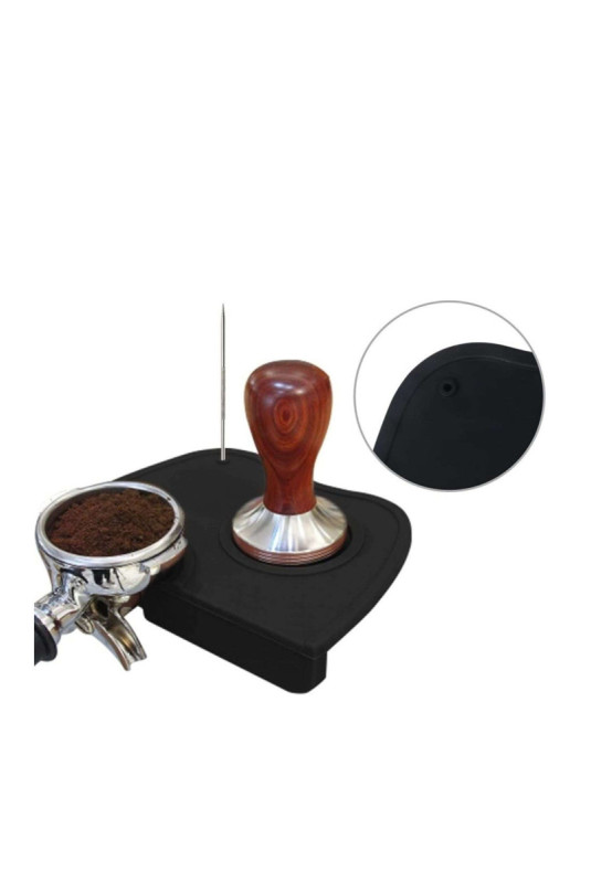 Tapis de tassage pour espresso - Anthracite