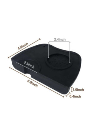 Tapis de tassage pour espresso - Anthracite