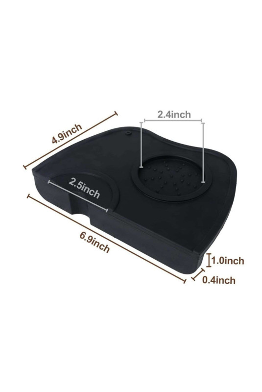 Tapis de tassage pour espresso - Anthracite