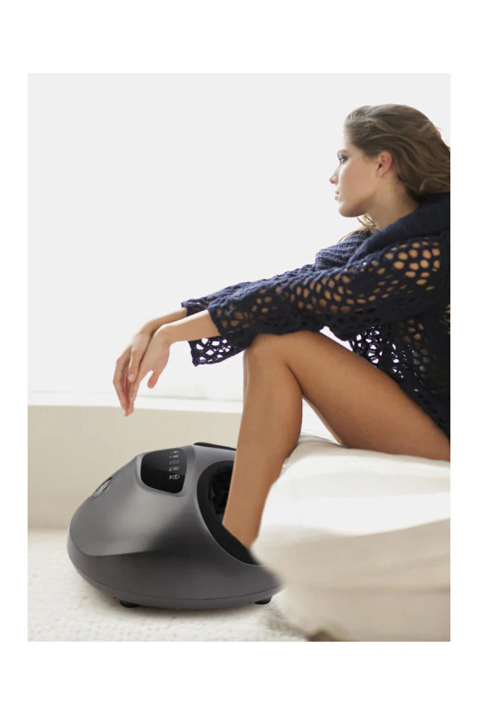 Appareil de massage des pieds Jacuzzi noir 41x36x22 cm