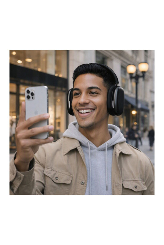 Casque audio sans fil Funky Noir