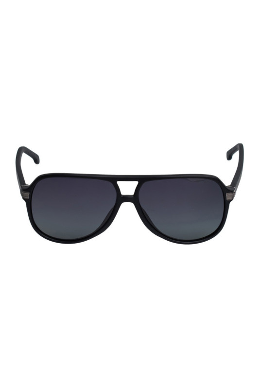 Lunettes de soleil pilote polarisées 1045/S Noir et argent 61 mm
