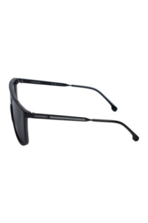 Lunettes de soleil carrées polarisées Homme Noir brillant 61 mm