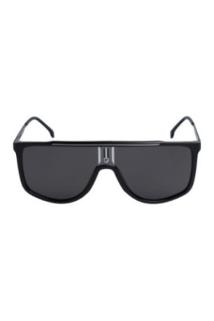 Lunettes de soleil carrées polarisées Homme Noir brillant 61 mm