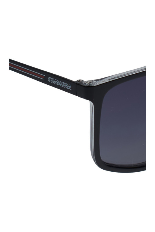 Lunettes de soleil carrées Homme Noir et rouge 61 mm