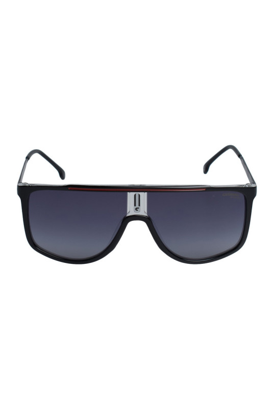 Lunettes de soleil carrées Homme Noir et rouge 61 mm