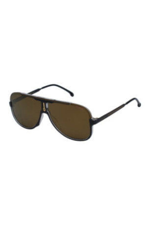 Lunettes de soleil style pilote Homme Noir et or