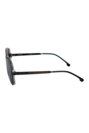 Lunettes de soleil style pilote Homme Noir et or