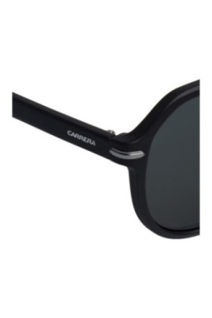 Lunettes de soleil style pilote polarisées Homme Noires et argentées 58 mm