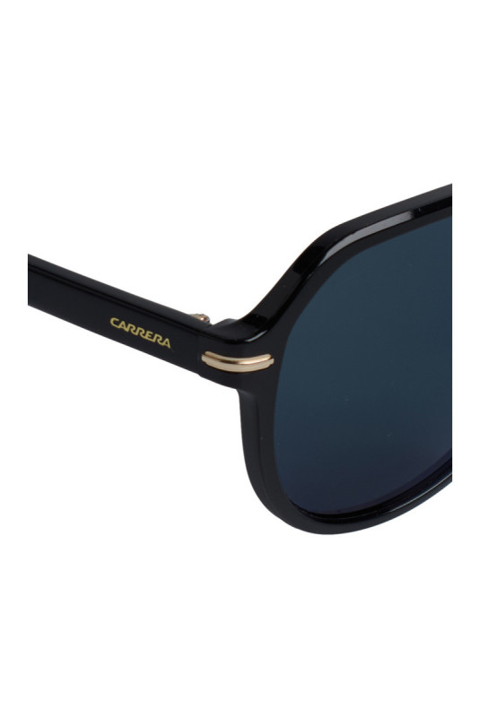 Lunettes de soleil style pilote Noir et doré 58 mm